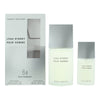 Issey Miyake L'eau D'issey Pour Homme 2 Piece Gift Set: Eau De Toilette 125ml - Eau de Toilette 40ml - Welzo