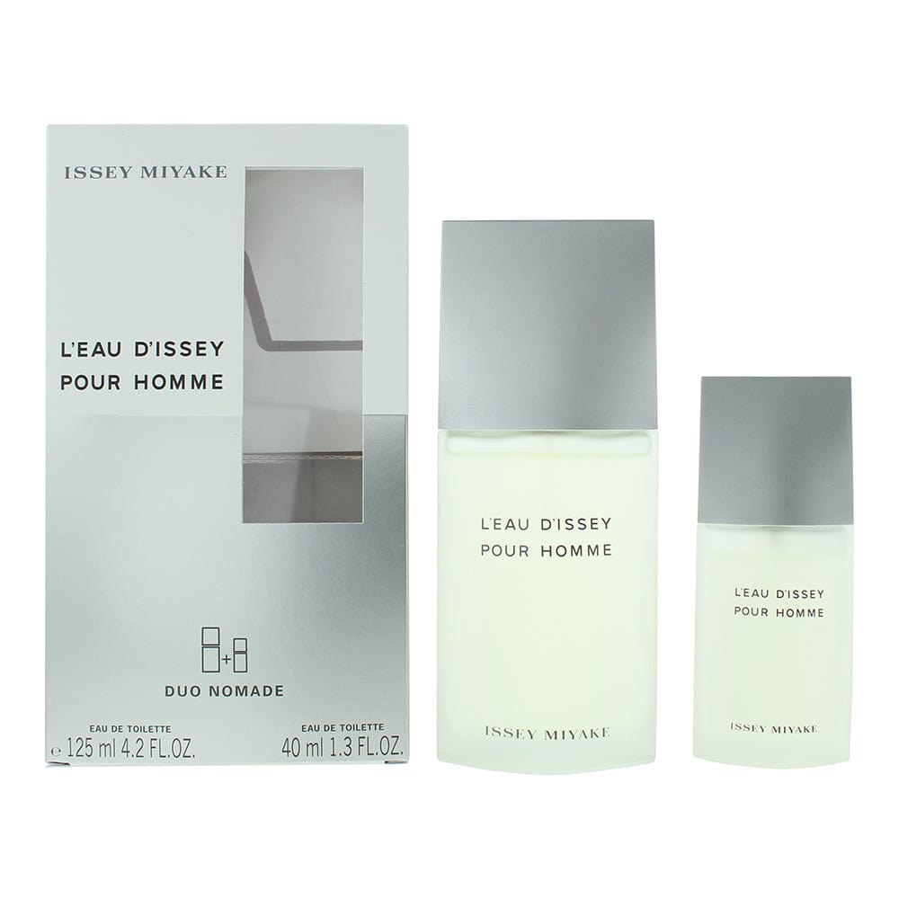 Issey Miyake L'eau D'issey Pour Homme 2 Piece Gift Set: Eau De Toilette 125ml - Eau de Toilette 40ml - Welzo