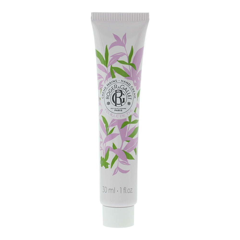 Roger & Gallet Feuille De The Hand Cream 30ml - Welzo