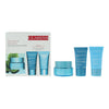 Clarins Hydra-Essentiel 3 Piece Gift Set: Day Cream 50ml - Scrub 15ml - Hydra Mask 15ml - Welzo