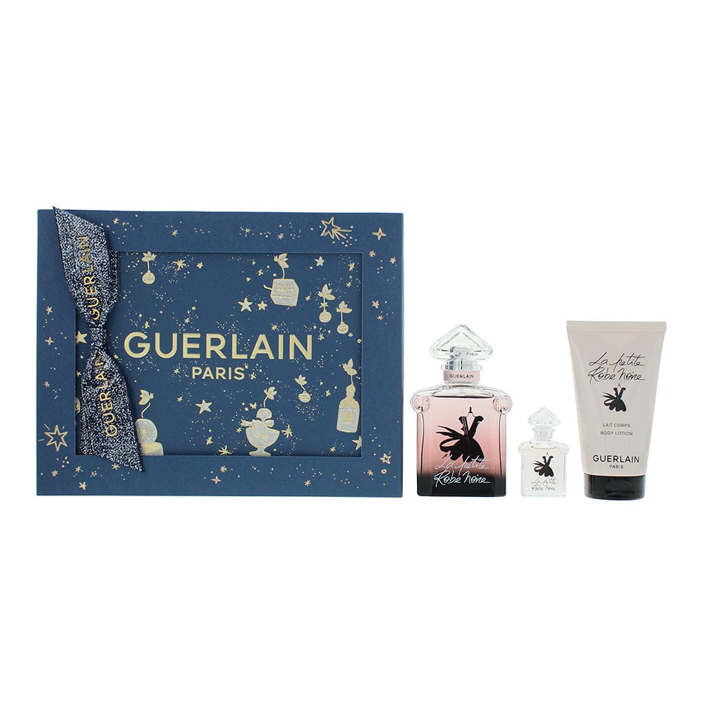 Guerlain La Petite Robe Noire 3 Piece Gift Set: Eau de Parfum 50ml - Body Lotion 75ml - Eau de Parfum 5ml - Welzo