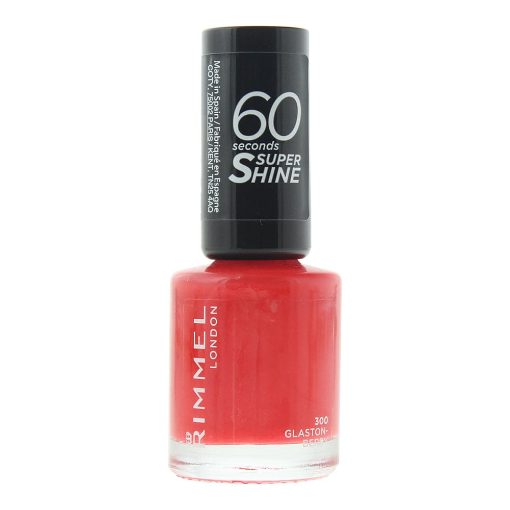 Rimmel 60 Seconds Rita Ora 300 Glaston Berry Nail Polish 8ml - Welzo