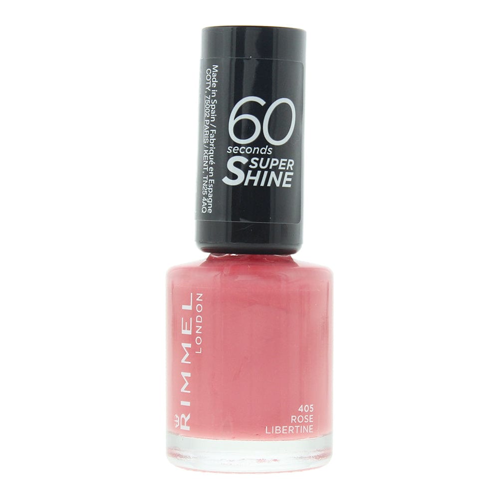 Rimmel 60 Seconds Super Shine 405 Rose Libertine Nail Polish 6ml - Welzo