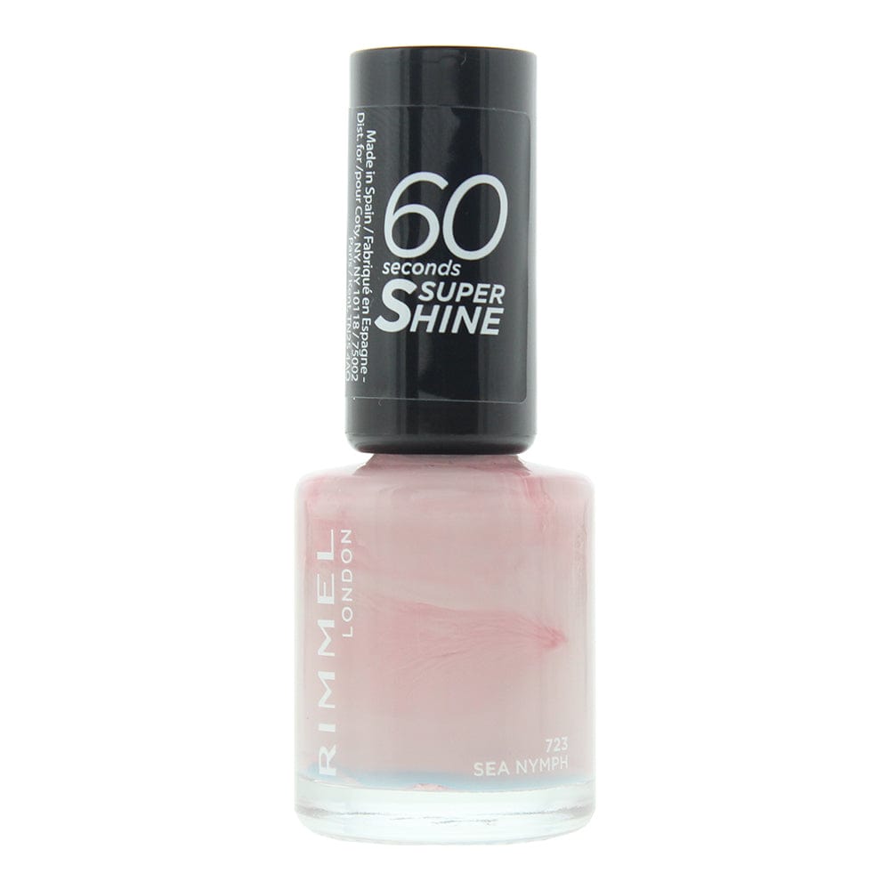 Rimmel 60 Seconds Super Shine 723 Sea Nymph Nail Polish 8ml - Welzo