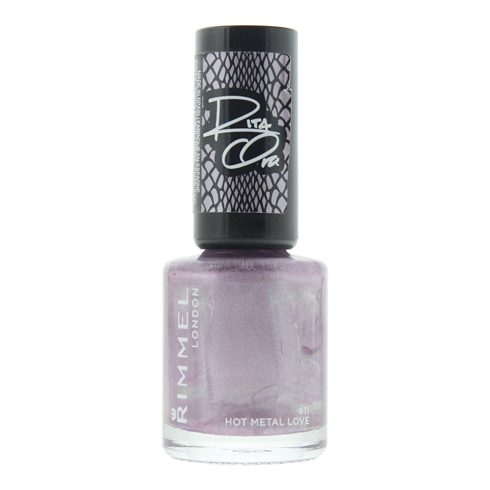 Rimmel 60 Seconds Rita Ora 811 Hot Metal Love Nail Polish 8ml - Welzo