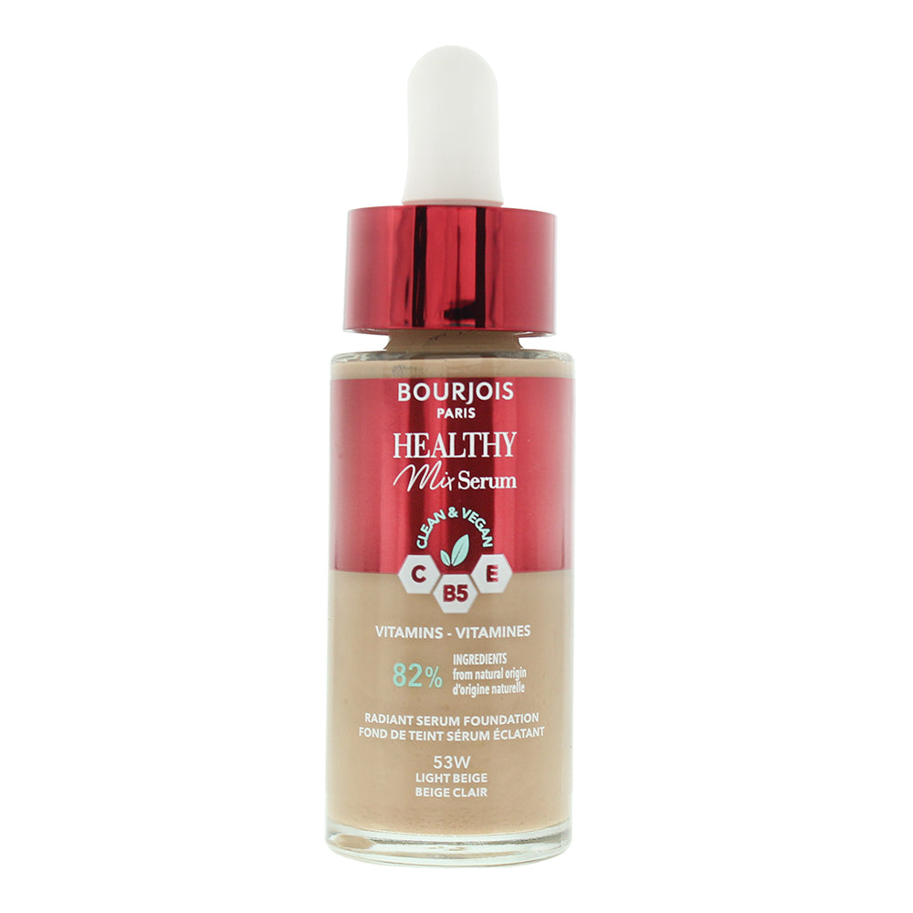 Bourjois Healthy Mix Serum 53W Light Beige Foundation 30ml - Welzo