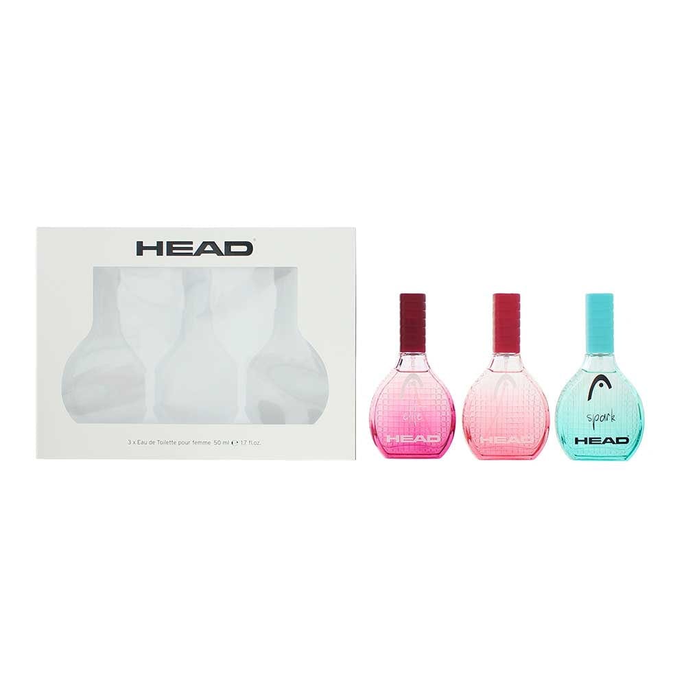Head Women 3 Piece Gift Set: Bliss Eau de Toilette 50ml - Elite Eau de Toilette 50ml - Spark Eau de Toilette 50ml - Welzo