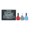 Head Men 3 Piece Gift Set: Attitude Eau de Toilette 50ml - Fire Eau de Toilette 50ml - Motion Eau de Toilette 50ml - Welzo