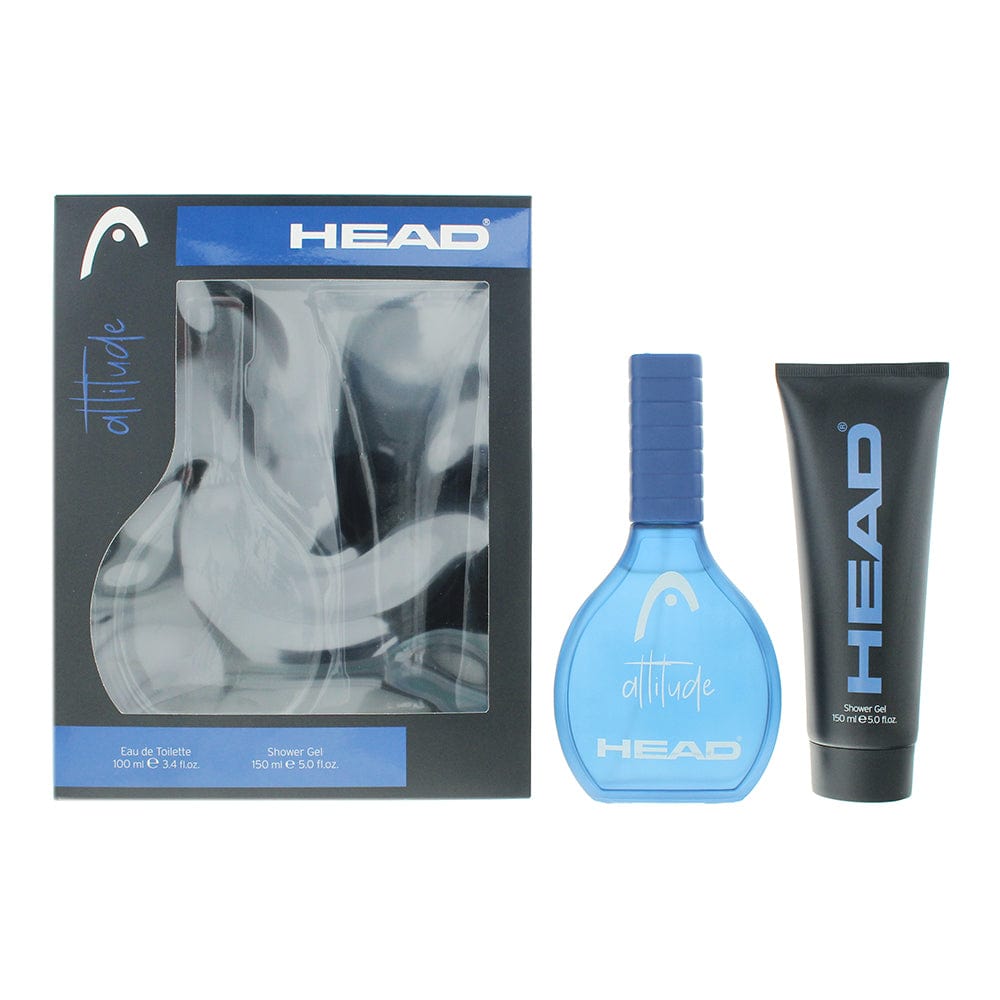 Head Attitude 2 Piece Gift Set: Eau de Toilette 100ml - Shower Gel 150ml - Welzo