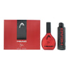 Head Fire 2 Piece Gift Set: Eau de Toilette 100ml - Deodorant Spray 200ml - Welzo