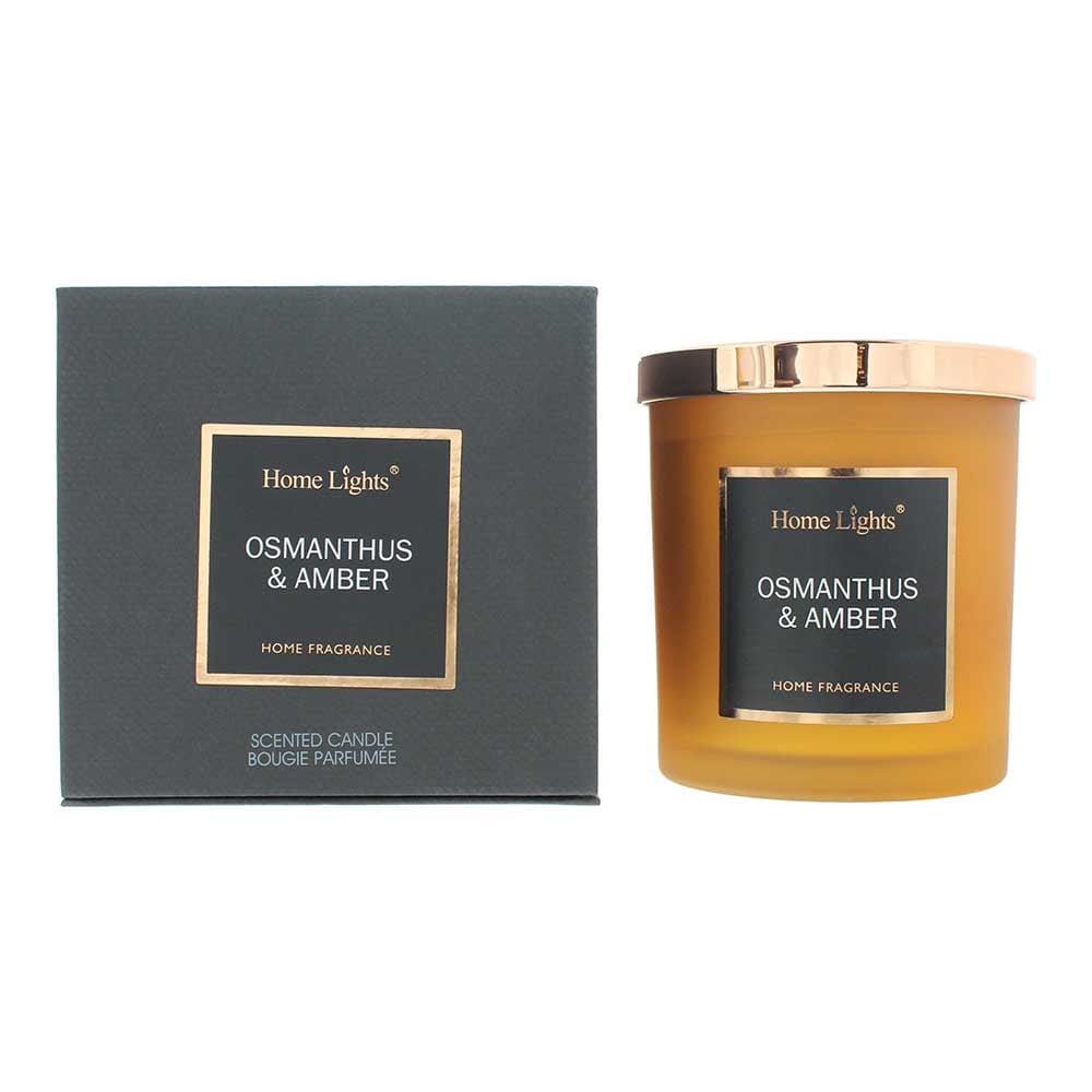 Home Lights Osmanthus & Amber Candle 215g - Welzo
