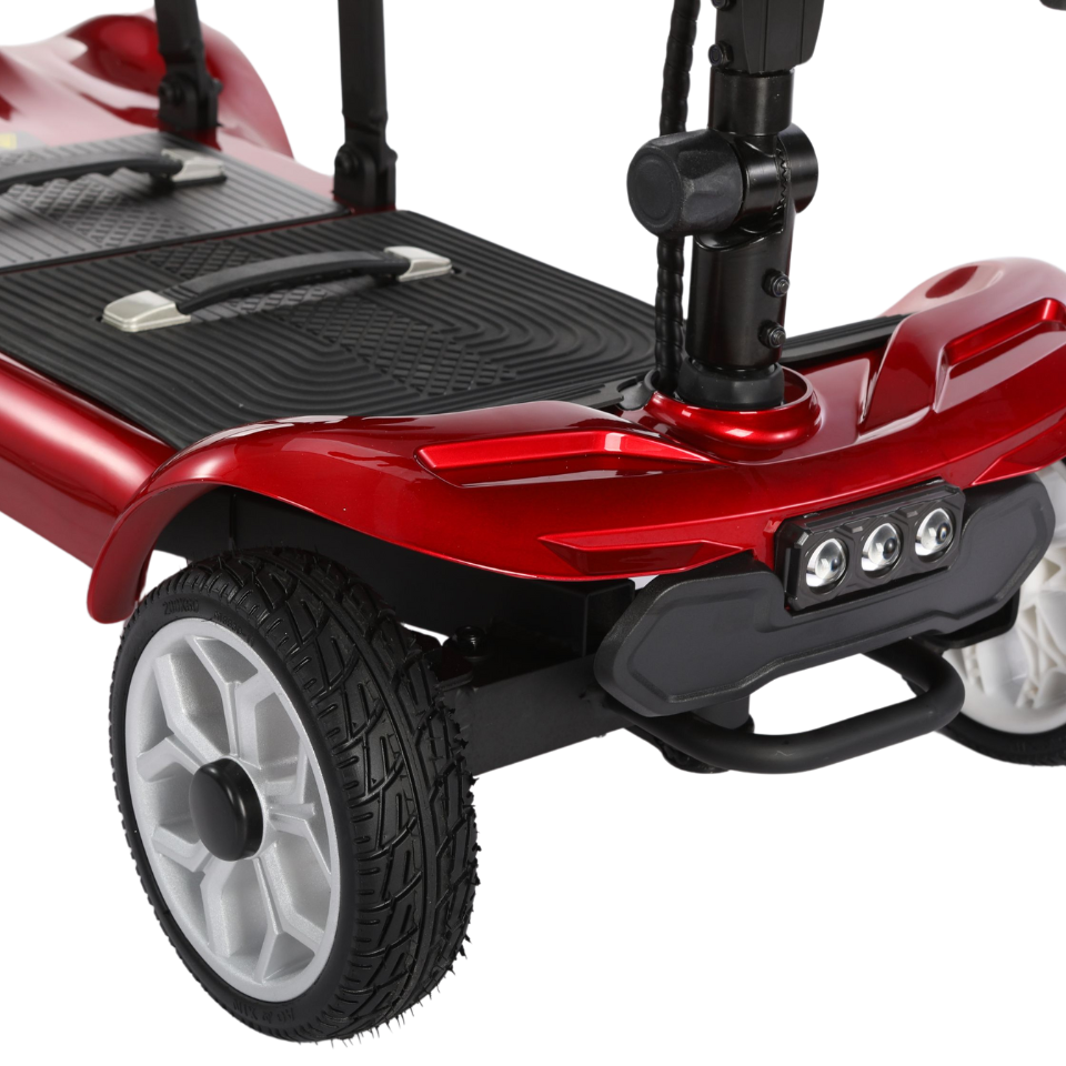 Welzo Freef Freef Lightweight Foldable Mobility Scooter - 4 Wiel, draagbare elektrische scooter voor volwassenen Lithium Battery, 20 km bereik
