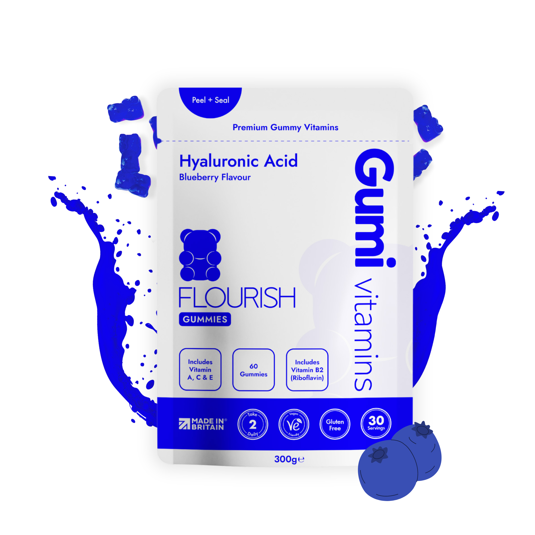 Gumi Vitamins Flourish - Hyaluronic Acid - Welzo