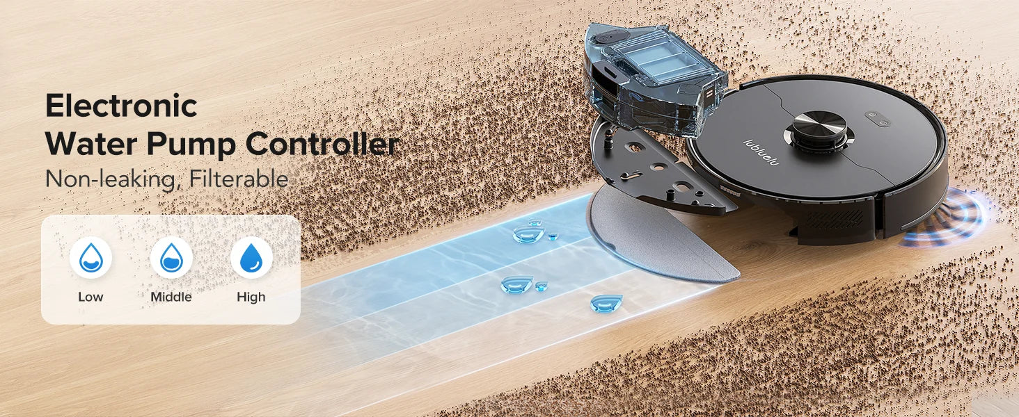 NEXA Vacuum Robot Vacuum & MOP, mappatura intelligente, auto-ricarica, Alexa/Google Control