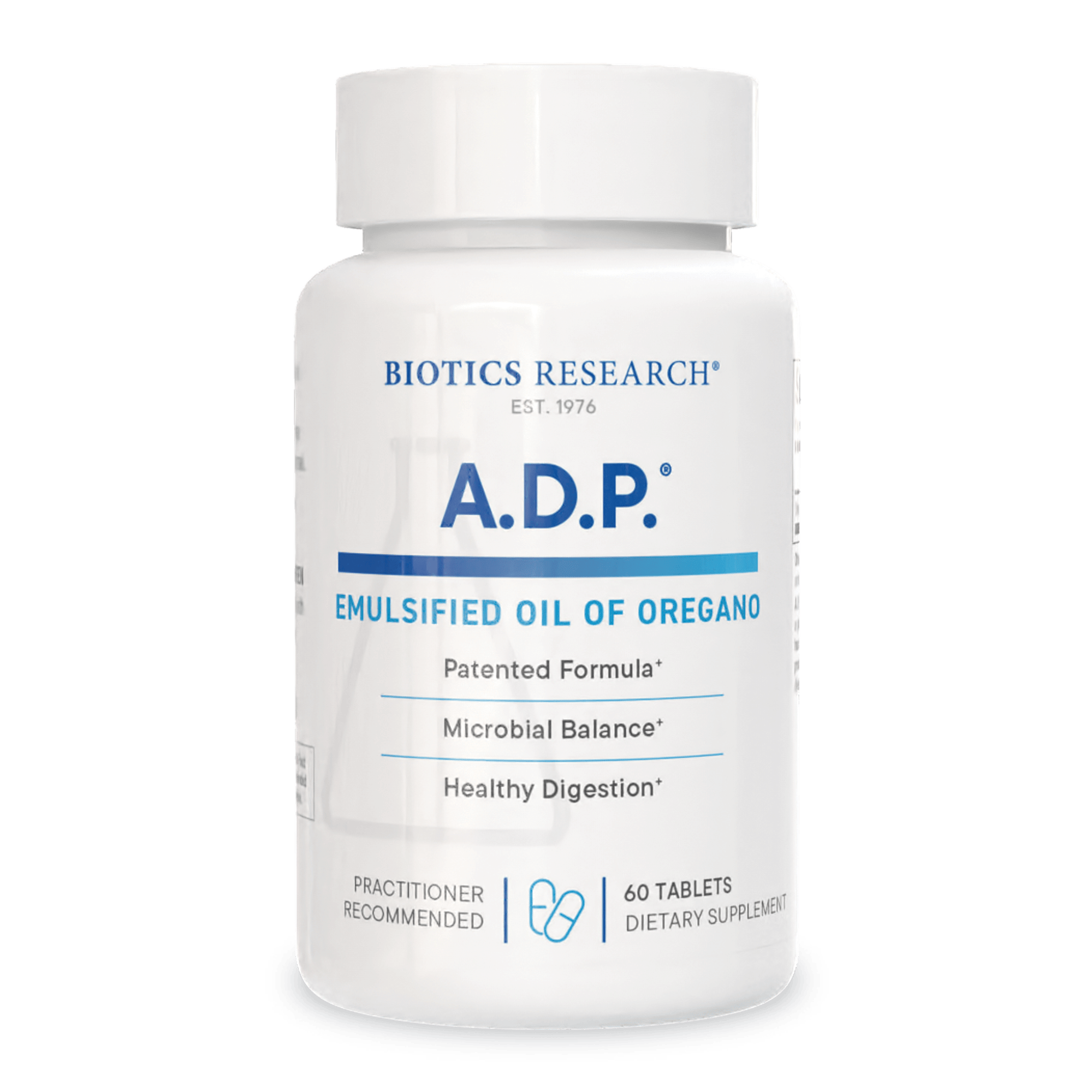 Biotics Research A.D.P. Emulgiertes Oreganoöl – 120 Tabletten