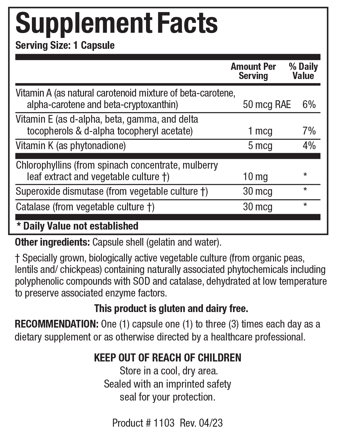 Biotics Research Chlorocaps – 90 Capsules – image 2