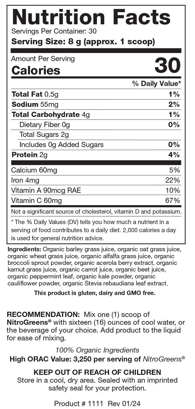 Biotics Research NitroGreens – 240 g – image 2