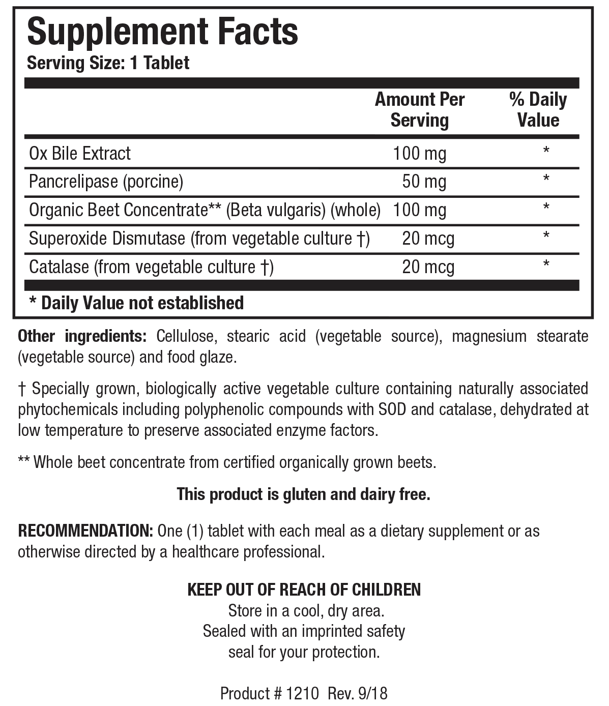 Biotics Research Beta Plus – 180 Tabletten – Bild 2