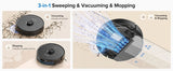 Nexa Vacuum Robot Vacuum & Mop, Smart Mapping,  Auto-Charging, Alexa/Google Control