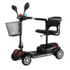 Welzo Venture – Scooter per disabili a 4 ruote pieghevole ultraleggero