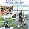 Welzo Aero Ultra-Light Dual-Motor Foldable Mobility Scooter Power Wheelchair 17.5kg