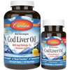 Carlson Labs Cod Liver Oil Gems 460 mg 150 softgels plus 30 softgels gratis