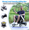 Welzo Aero Ultra-Light Dual-Motor Foldable Mobility Scooter Power Wheelchair 17.5kg