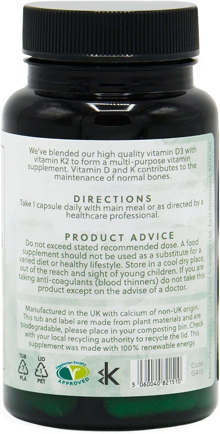 Vitamin D3 Plus 60 capsules - G&G Vitamins