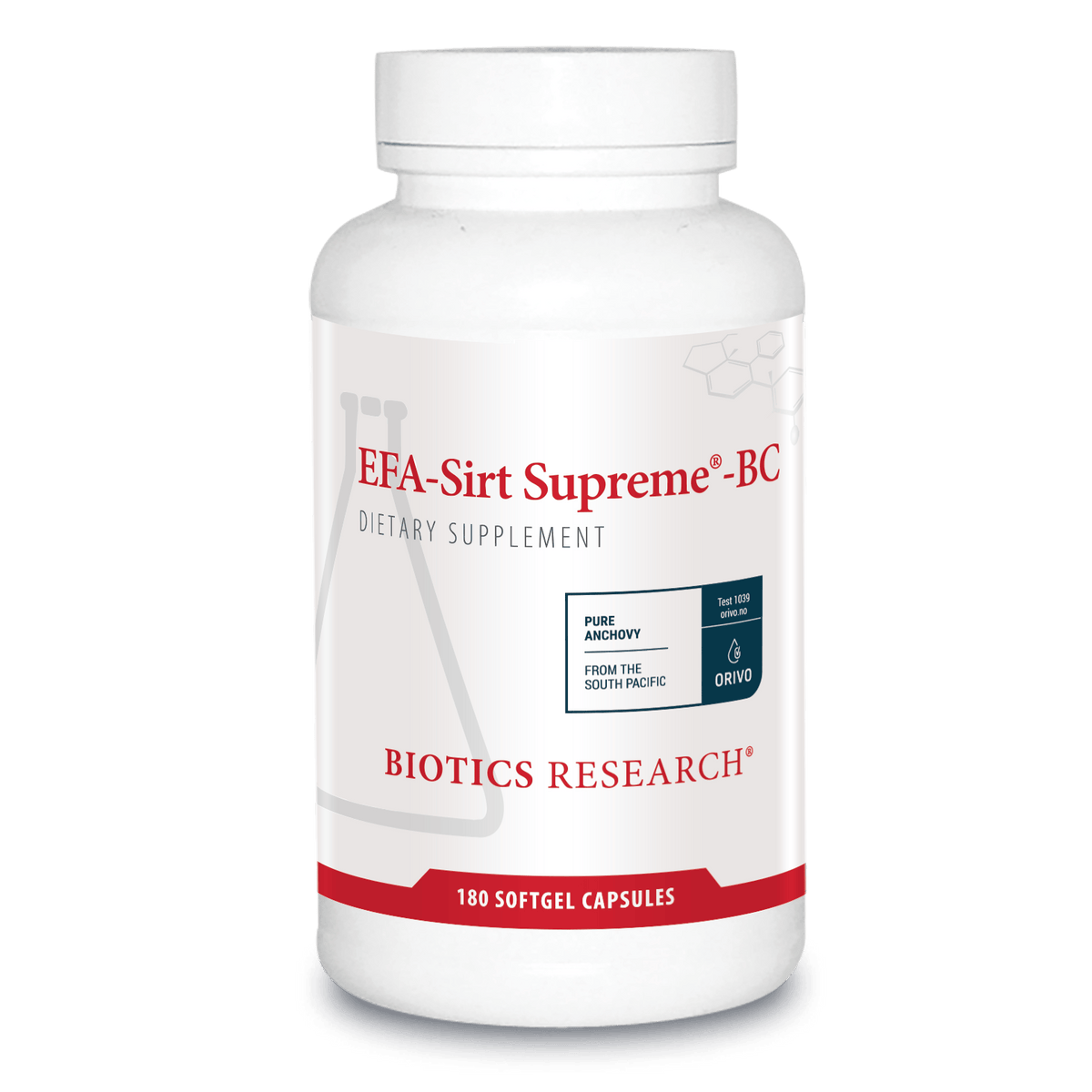 Biotics Research EFA-Sirt Supreme-BC – 180 kapsułek żelowych – zdjęcie 3