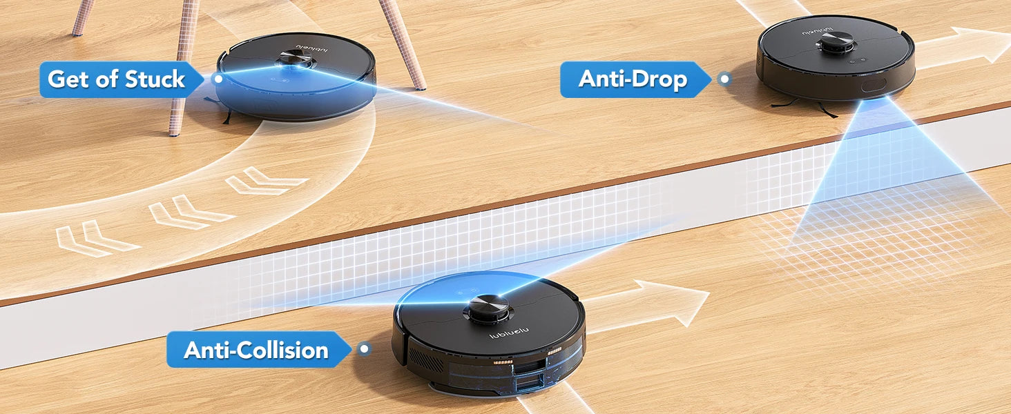 NEXA Vacuum Robot Vacuum & MOP, mappatura intelligente, auto-ricarica, Alexa/Google Control