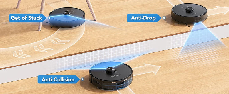 Nexa Vacuum Robot Vacuum & Mop, Smart Mapping,  Auto-Charging, Alexa/Google Control