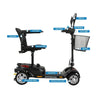 Welzo Venture – Scooter per disabili a 4 ruote pieghevole ultraleggero