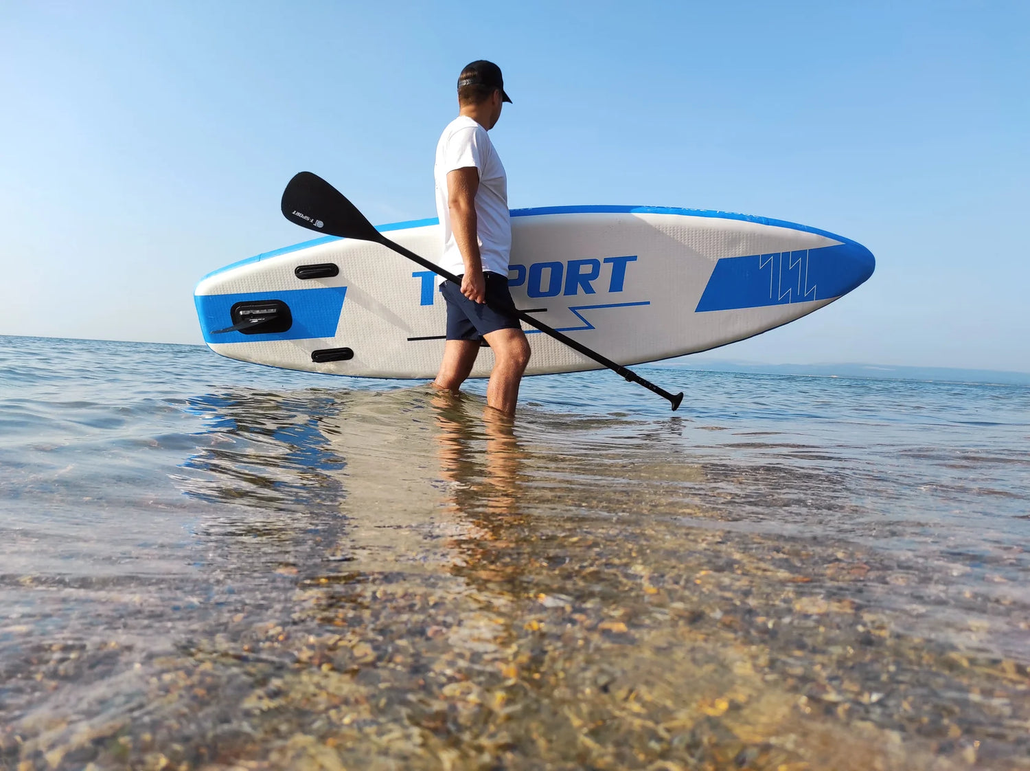 Aufblasbares Paddle Board Rot SUP 10'6"