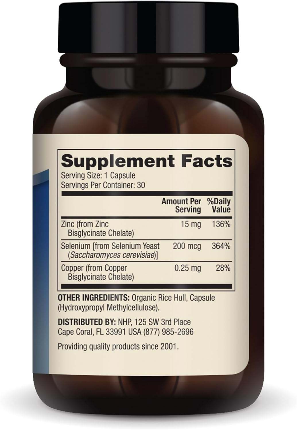 Zinc plus sélénium - 30 capsules - Dr Mercola