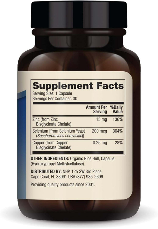 Zink Plus Selenium - 30 Capsules- Dr. Mercola