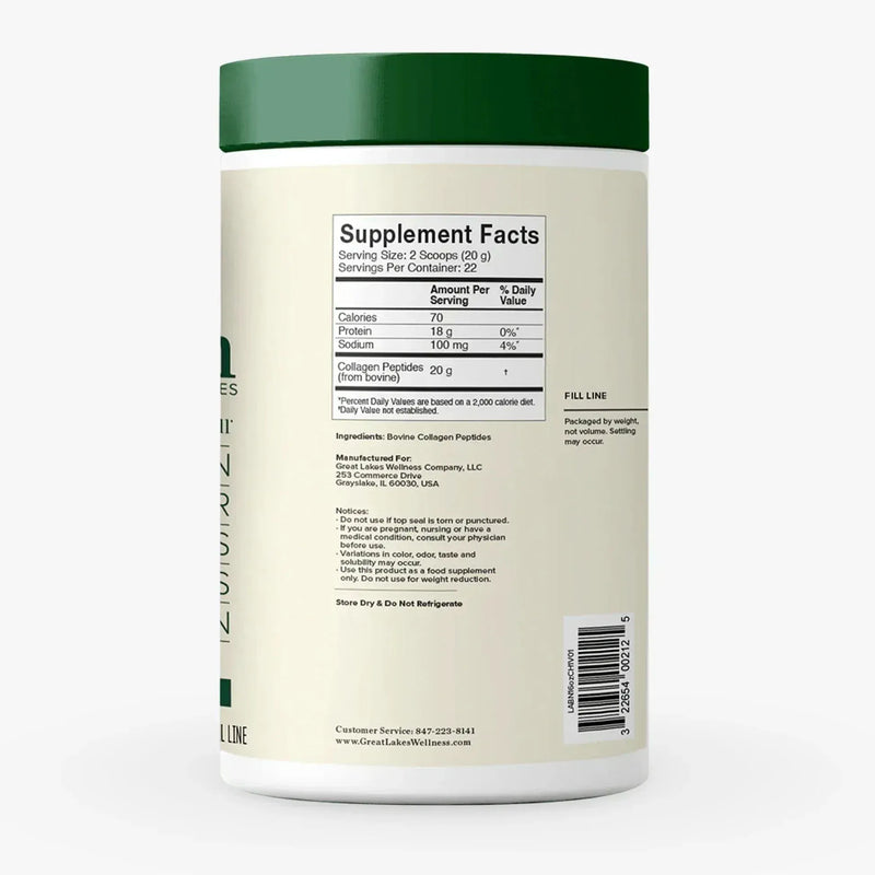 Great Lakes Hydrolysate Collagen - 454g - Great Lakes Gelatin Co.