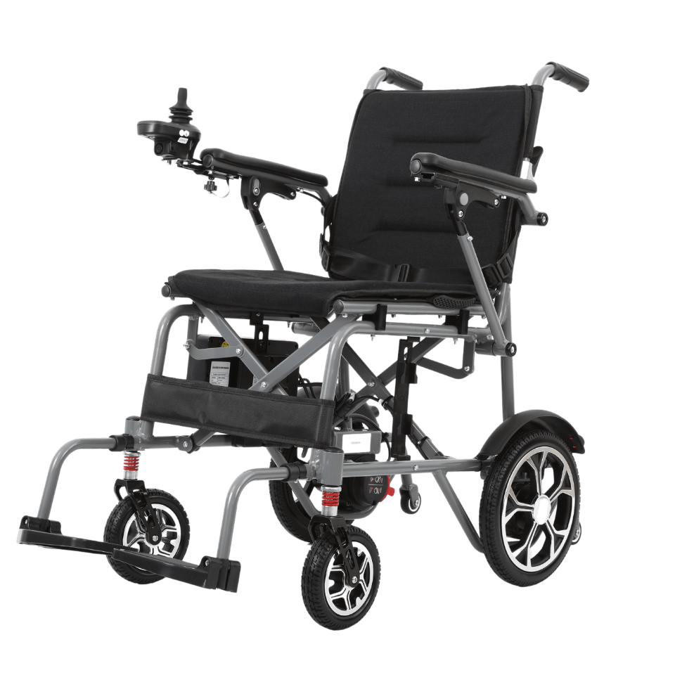 Przenośne składane krzesło z powietrza - Ultra Light 14 kg elektryczny wózek inwalidzki