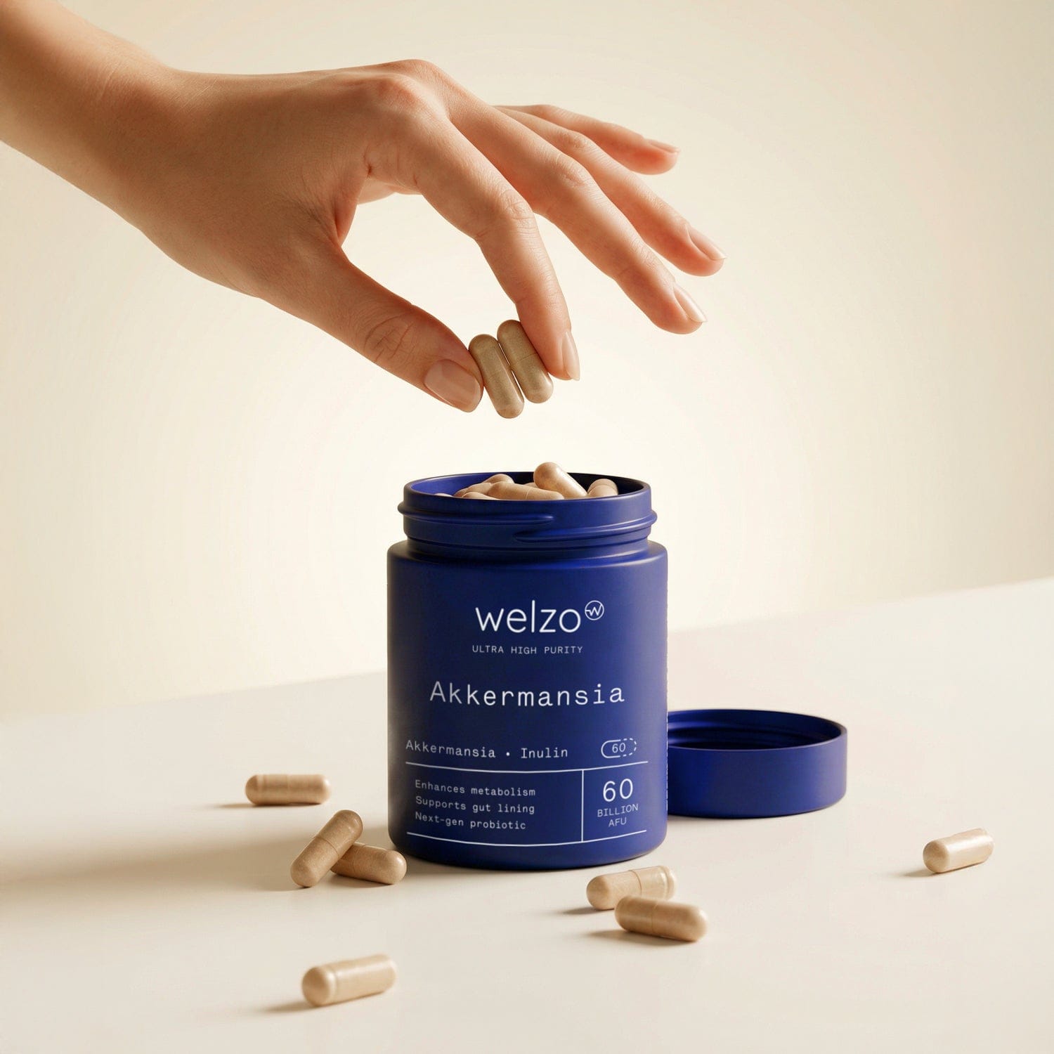 Ensemble de suppléments NMN Pro + Akkermansia + Trans-Resvératrol