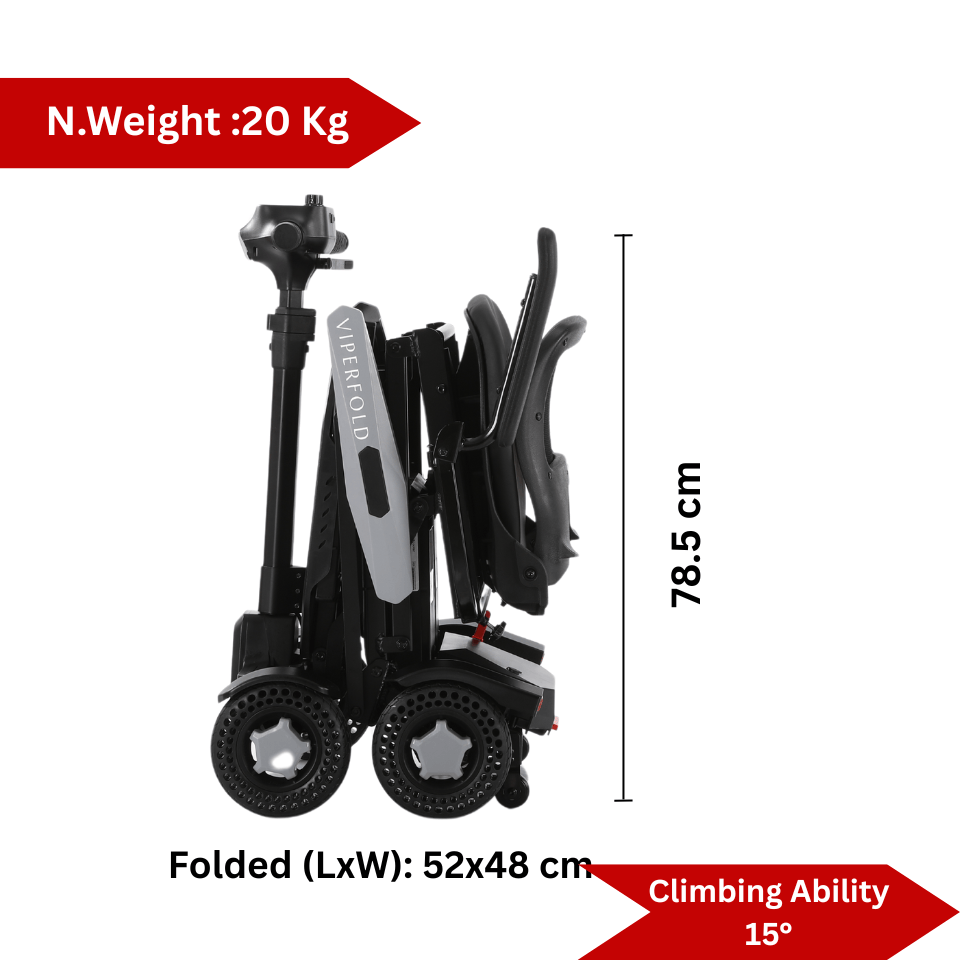 Welzo Veloce Auto automatic folding mobility scooter