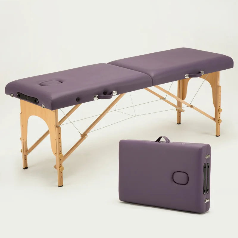 Folding Beauty Salon Bed, Portable Spa Massage Tables, Foldable with Bag