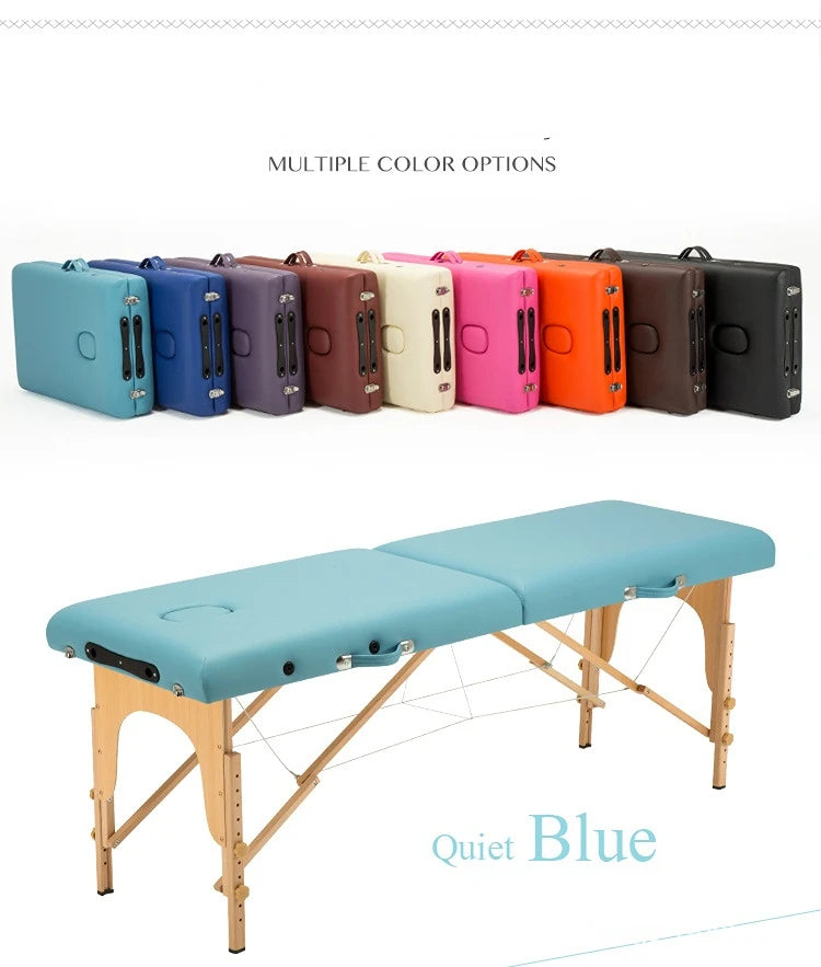 Folding Beauty Salon Bed, Portable Spa Massage Tables, Foldable with Bag