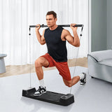 Welzo ForceCore Pro Smart Resistance Trainer – Squat digitale in palestra a casa, regolabile da 1,5 a 30 kg, allenamento per la forza di tutto il corpo