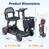 Scooter per mobilità pieghevole leggero Welzo Easyfold