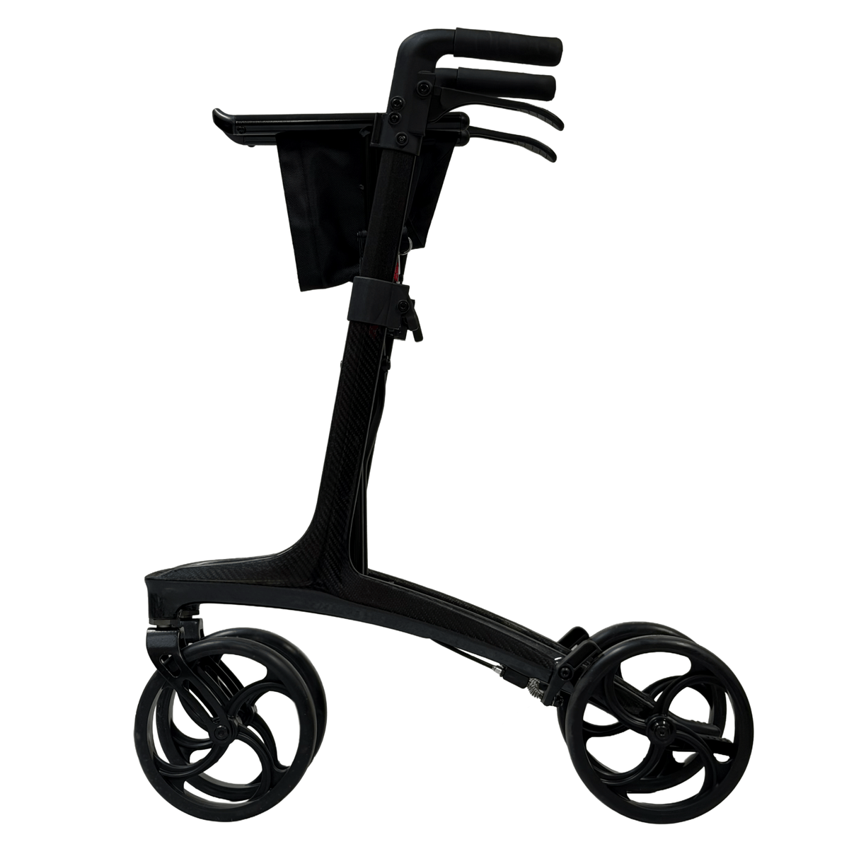 WeCan R-89 Folding Rollator Walker with Seat, Backrest and Storage Bag – image 2