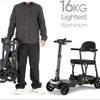 Welzo FreeFold X Lightweight 16KG Foldable Mobility Scooter – Portable Electric Scooter, Lithium Battery, 30km Range