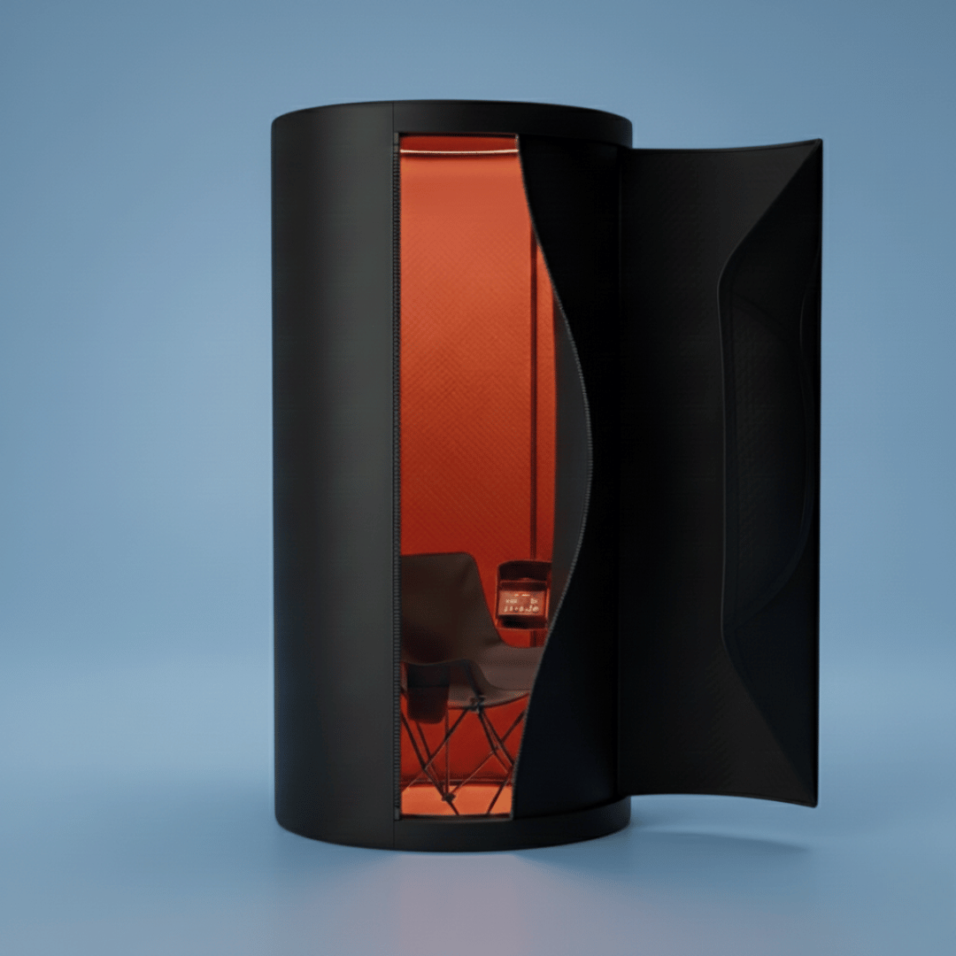 Welzo Finnish Sauna ThermoPod™ Pro Přenosné infračervené červené světlo horký vzduch