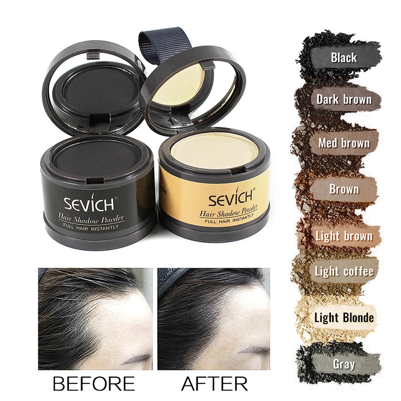 Haarlijnpoeder 4G-Haarconcealer voor dunner wordend haar, natuurlijke look, waterdicht, zweetbestendig, unisex