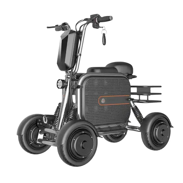 Welzo Aero Ultra-light Dual-Motor Fold Mobility Scooter-Rollstuhl 17,5 kg