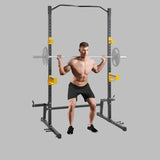 Lifefit Squat stalak s funkcionalnim trenerom-teška kavez za napajanje za trening snage 800 lbs