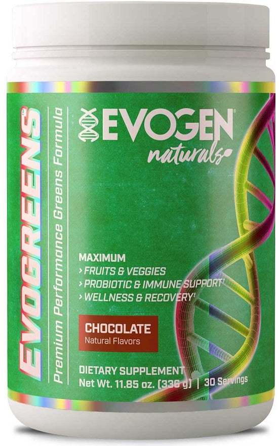 Evogen Evogreens Naturals, Berry - 219 grams